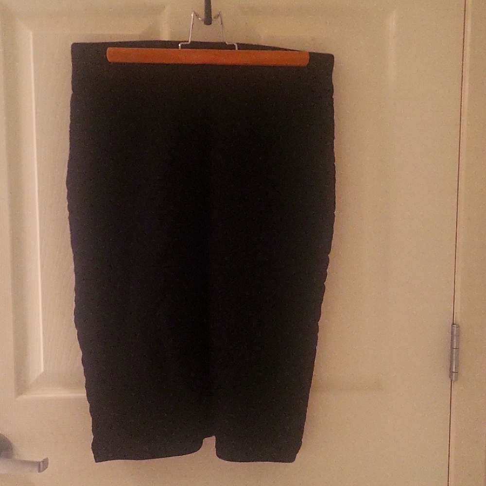 Calvin Klein, NWT black knit skirt